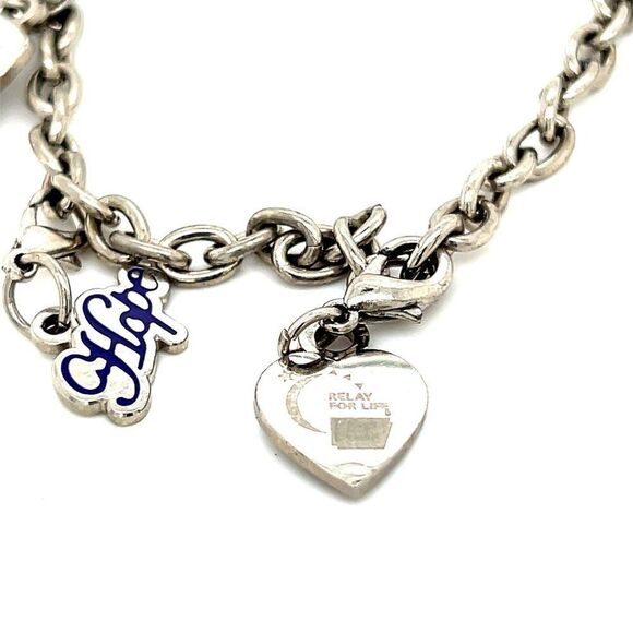 Breast Cancer Charm Bracelet - Picture 3 of 4